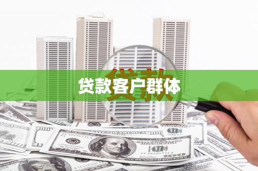 苍南贷款客户群体