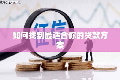 苍南如何找到最适合你的贷款方案