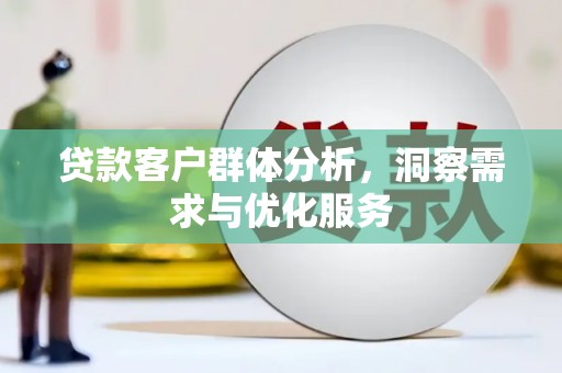 苍南贷款客户群体分析，洞察需求与优化服务